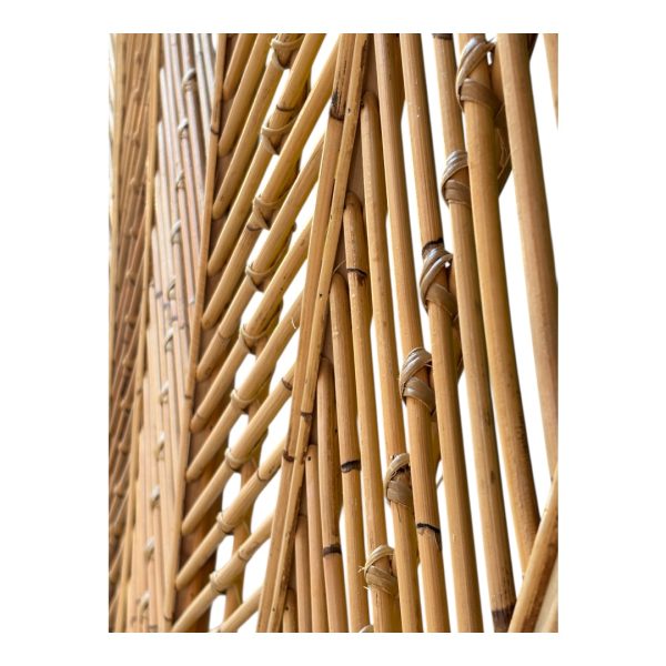 Rattan Çift Kişilik Baza Yatak Başlığı 160 cm (dikdörtgen modeli) - Görsel 3